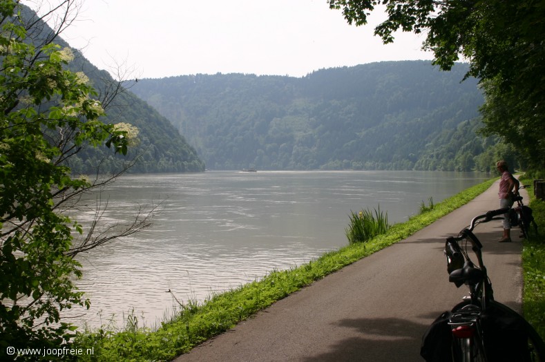 Donauradweg bij Schlogen